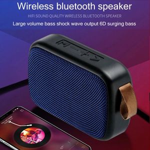 Trådlös Bluetooth-högtalare Mini Subwoofer Stöd TF-kort Liten Radiospelare Utomhus Bärbar Sport Ljudstöd 16GB