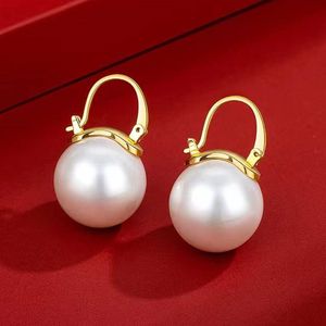 Stud Pearl Earrings Female Korean temperament simple personality Earrings advanced sense Tik Tok Aauto Quicker new tide