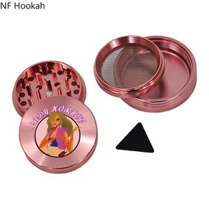 Best Seller Ultra-Fino Pocket Pocket Pocket Quadriente Grinder de Cigarro de 56 mm Grinder Grinder Grinder para homens