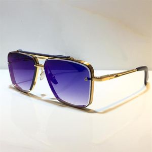 Солнцезащитные Очки Новой Модели оптовых-Новые мужчины Популярные модель M Six Sunglasses Metal Vintage Fashion Slood Sunglasses Square Learless UV