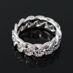 Brand Designer Ring High Quality Fashion Stainless Steel Titanium Steel Diamond Ladies Mens Shiny Crystal Rings Jewelry Accessories Wholesale with Box