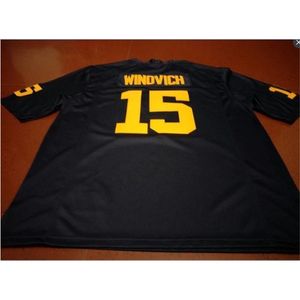 Chen37 Goodjob Men Youth women #15 Chase Winovich Michigan Wolverines Football Jersey size s-5XL or custom any name or number jersey