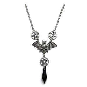 Anhänger Halsketten Halloween Fledermaus Halskette Gothic Vampir Schlüsselbeinkette für FrauenAnhänger