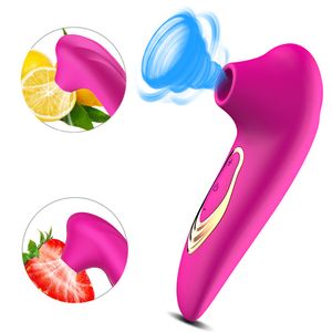 Potente ventosa clitoride vibratore per donna G Spot capezzolo succhiare pompino stimolatore clitorideo erotica giocattoli sexy donne Masturbatore