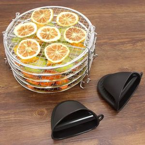 Baking Dishes Pans Airfryer Fryer Accessories 5 Layer Grill For Ninja Foodi Dehydration Rack Dry Fruit Rack Bakeware