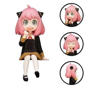 Förförsäljning Anime Spy Family Anya Forger Figur äkta original PVC Facechanging Action Toy Doll Pressure Bubble Dles 220815