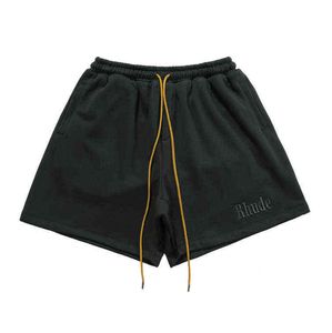 Fashion brand designer shorts Street Rh Limited Rhude Shorts Summer Hip Hop Leisure Sports Training Beach Pants 002
