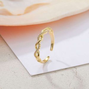 bangle jewelry designers rings for woman Wrap ring female INS fashion style personalized index net star simple open exaggerated tail