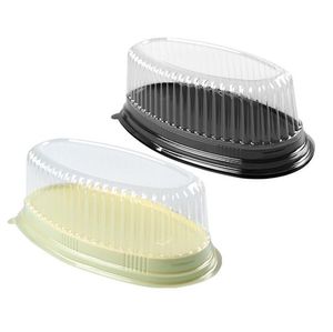 Presentförpackning 200 st ostkaka container plastklart bröllopslåda fodral mousse dakbagerihållare lådor sn3388gift