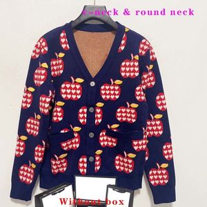 Designer-Frauen-Pullover mit Buchstaben-Strickpullover, langärmelige Strickjacke, modische Freizeitjacke, V-Ausschnitt, Strickwaren, Hemden, 2 Stile, S-L