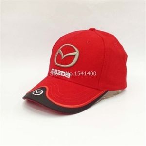 New arrived for four season Mazda baseball cap wholesale red black beige blue colure T200104