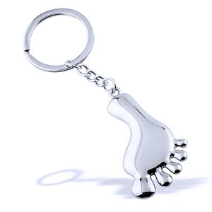 Wisiorki ze stopu Wisiorki Party Gift Foot Car Key Ring Chain Little Steechains