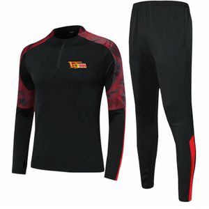 1. FC Union Berlin Tute per bambini da 4XS a 2XL per il tempo libero Completi da uomo Tute sportive da esterno Home Kit Giacche Pantalone Abbigliamento sportivo Completo