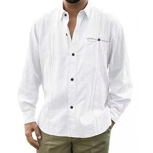Camisas casuales para hombres de la moda de algodón de algodón