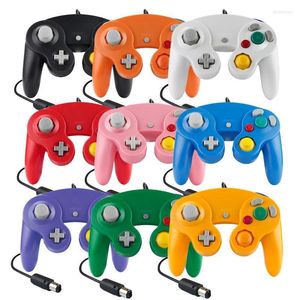 وحدات التحكم في اللعبة joysticks wired gamepad لـ NGC GC Gamecube Controller wii wiiu joystick joypad accessory phil22