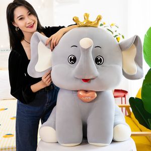 Neue Plüschspielzeug Elefant Plüsch Puppen Cartoon Crown Fliege Elefant Kissen Kinderpuppen Fabrik Großhandel cm DHL