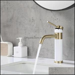 Bathroom Basin Faucets Mixer Sink Faucet Pl Out Bath Room Water Chrome Brass Modern Washbasin Drop Delivery 2021 Faucets Showers Accs Hom