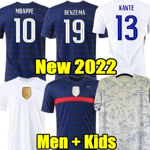Wholesale kids soccer club kits resale online - MBAPPE BENZEMA GRIEZMANN French club Full Sets soccer jersey World POGBA cup GIROUD KANTE Maillot de foot equipe Maillots kids kit women Men football shirt