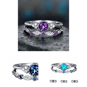 Wedding Rings Skin Touch Alloy Shining Simple Engagement Set Fashion Smycken