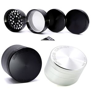 Wholesale Concave Herb Grinders Aluminium Alloy Smoking Accessories With Unique Logo 2 Colors 4 Layers 4 Specifications For Glass Bongs