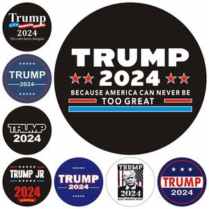 Car Sticker Circle Round Trump 2024 The Rules Have Changed MAGA Bumper Stickers Window Wall Decal Donald President Party Accesrries