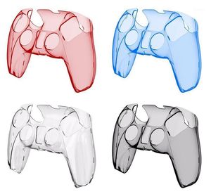 Spelkontroller Skyddsfodral för PS5 Handtag Skydd Transparent Färgljus