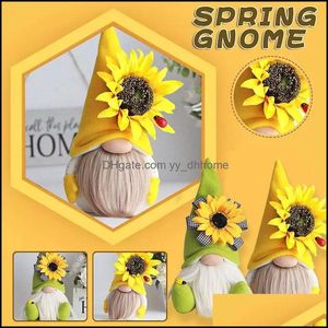 Party Favor Event Supplies Festive Home Garden Ups Bee Festival Faceless Doll Dwarf Cute Sunflo Dhepf