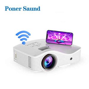 Wholesale speakers for outdoor projector for sale - Group buy Poner Saund GP Mini Projector Wifi Projector Portable Video Movie Outdoor Home Cinema With Hifi Stereo Speaker Projector J220520