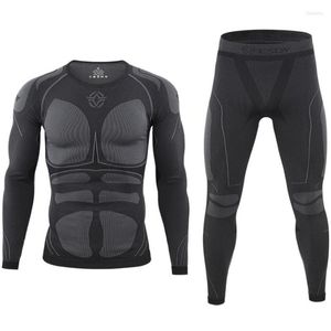 Yoga Outfit Tracksuit Fitness Compression Sports Suit Clothes Men Running Jogging Sportswear Outdoor Training Cycling Thermal UnderwearYoga