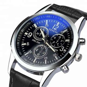 Low Price Fashion Busins Mens Geneva Quartz Wrist Watch Relogio Masculino