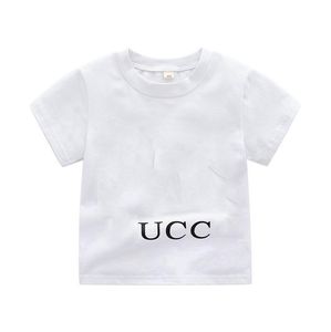 Cartoon Mk Mouse Kids Brand T-shirts Summer Boys Girls Shirts Lettere Stamping Children Short Short Short Short Culla