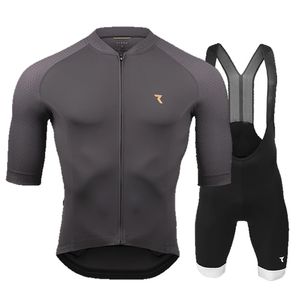 Ryzon Mens半袖セットマウンテンバイクサイクリングジャージートライアスロンMaillot Ciclismo 220621