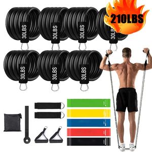 Resistance Bands Exercise Weights Elastic Fitness Sport Equipment Gym Accessories Bodybuilding Rubber Portable Body BuildingResistance