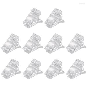 GWOAT Art Equipment FrColor 10pcs Clips Home Salon DIY Manicure Clip Clamps Fixation for Shop Prud22