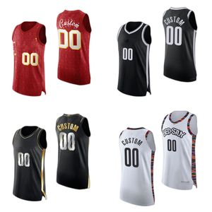 Maglie da basket cucite versione giocatore autentico personalizzato 33 Nic Claxton 8 Patty Mills 14 Kessler Edwards 1 T.j. Warren 6 David Duke 4 Edmond Sumner Alondes Williams