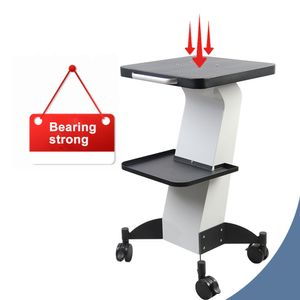 Accessories & Parts Stable Mobile wheels Spa machine trolley standing pedestal for salon beauty machine bracket instrument with basket trolleys cart