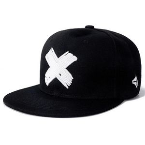 Cappellini da baseball Estate Autunno Cappello Hip Hop Ombreggiatura per esterni Decorazione della testa Fresco Ricamo Lettere X Berretto snapback in cotone Unisex Osso Adulto 1pcBall