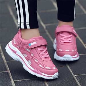 Sepatu Kulit Modis Bayi Perempuan Olahraga Lari Anakanak Tenis Sejuk Kasual Sneakers Jalan Untuk Anak 220611