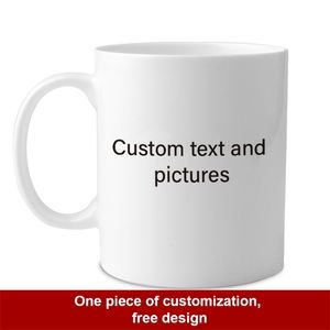 DIY Creative Coffee Mug Travel Tea Cup Custom Milk Mugs Handmade hemmakontor Personlig gåva 11oz 220623