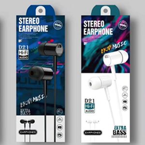 Hengjue D21 Cell Phone Earphones computers game headset in-ear mobile computer games with wheat earplugs wired mobiles phone headsets