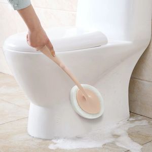 Lange Handvat Borstel Gum Magic Sponge DIY Cleaning Dishwashing Keuken Toilet Badkamer Schoonmaakgereedschap Accessoires Voorraad Groothandel