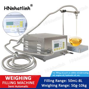 ZS-GP631 Halbautomatische Flüssigkeitsfüll- und Waage Machine Getriebepumpe Schmierölhydrauliköl ätherisches Öl 220 V/110 V 50 ml-8l