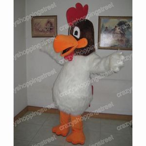 Costume della mascotte del gallo di Halloween Personaggio a tema anime del fumetto di alta qualità Formato adulto Festa di carnevale di Natale Vestito all'aperto