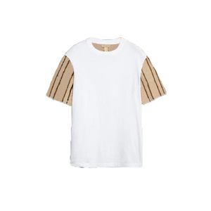 WholesaleレディースTシャツブラウスクラシックキャンディカラートレンディマカロンティーカジュアル夏の格子文字格子縞半袖レディーストップスイングホットアジアのサイズs-xxl