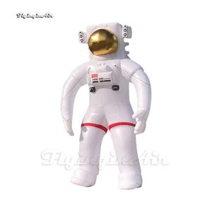 Uppblåsbar astronautmodell Figur Mascot Balloon 6m White Air Blow Up Space Man med anpassad tryckning för evenemang