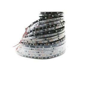 WS2811 LED -remsa 48LED/M Individuellt adresserbart LED -ljus, SMD5050 RGB Magic Color Flexible Rope Lights IP67 Silikonbeläggning Vattentät