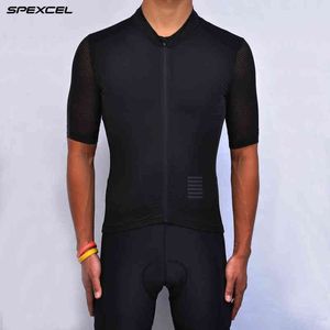 Wholesale cycling clothes italy for sale - Group buy Cycling Clothes Spexcel Top Quality Black Pro Team Aero Jersey Short Sleeve Gentleman Gear Ropa Ciclismo Italy Fabric
