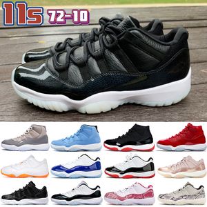 Low 72-10 11 Cool Grey 11s basketball Shoes boots 25th Anniversary white Concord Bred pantone legend blue space jam citrus mens designer Sneakers women Trainers on Sale