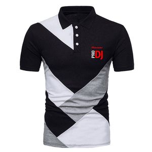 Pioneer Pro Dj Polo Shirt krótkie rękawie Przystojna Moda Mężczyźni Mężczyźni Tops Ubranie 220504