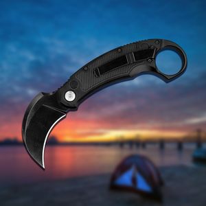 Ny high end Automatisk taktisk Karambit-knivfoldningsblad Claw Knifes S35VN Black Blade CNC 6061-T6 Aluminiumhandtag EDC Pocket Knives